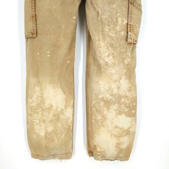 Carhartt Custom Dyed Distressed Cargo Pants 34x32 - Picture 7 of 11
